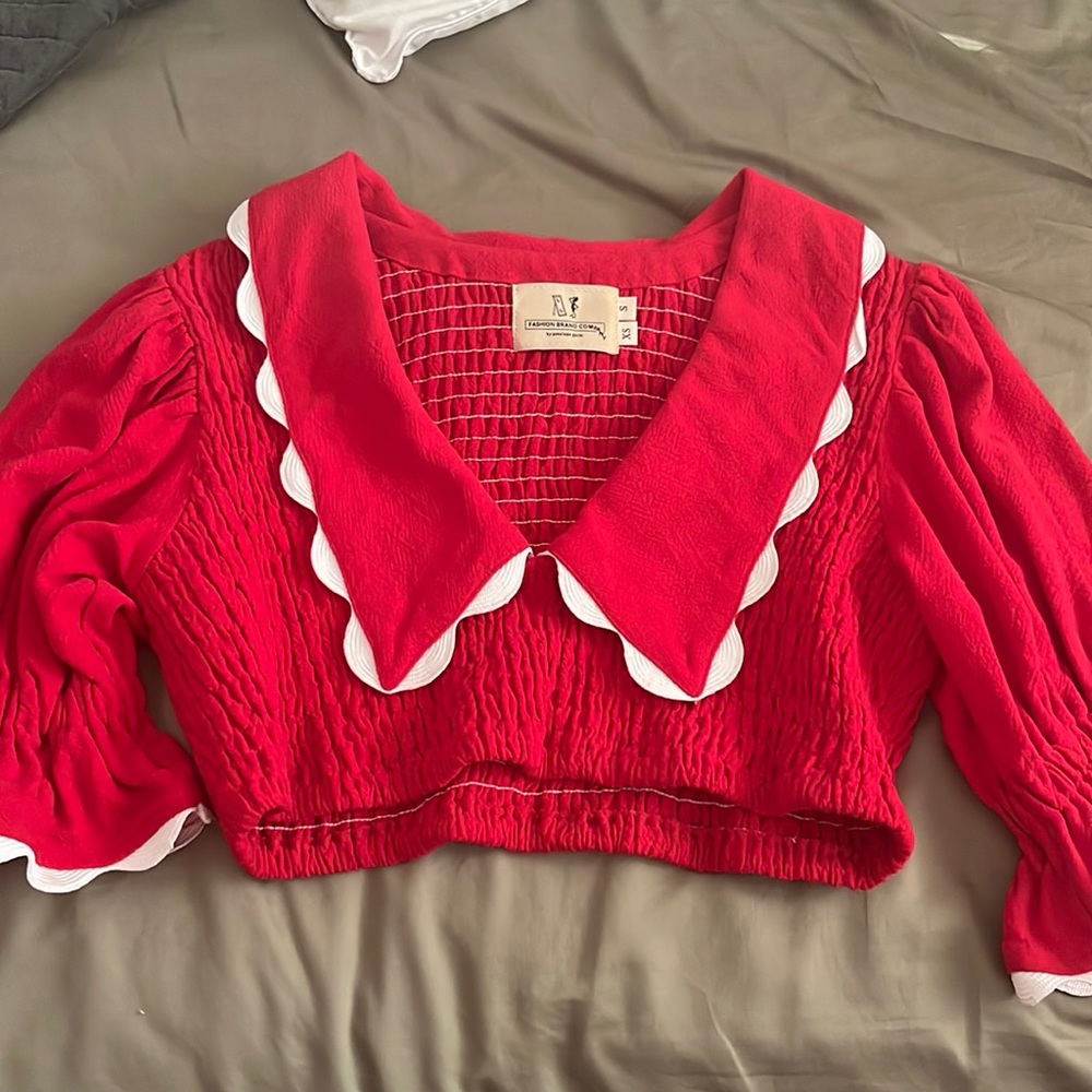 Fashion Brand Company Olive Oil Blouse